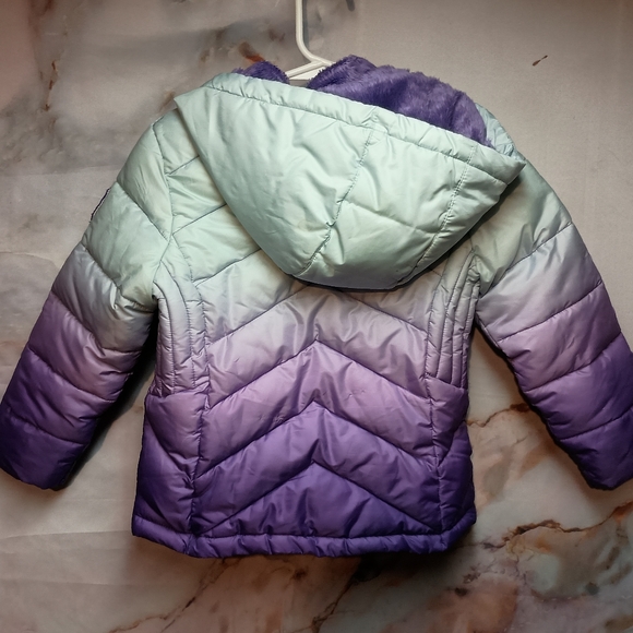 Snozu Layered Gradient Purple Fleece Jacket - Picture 7 of 10